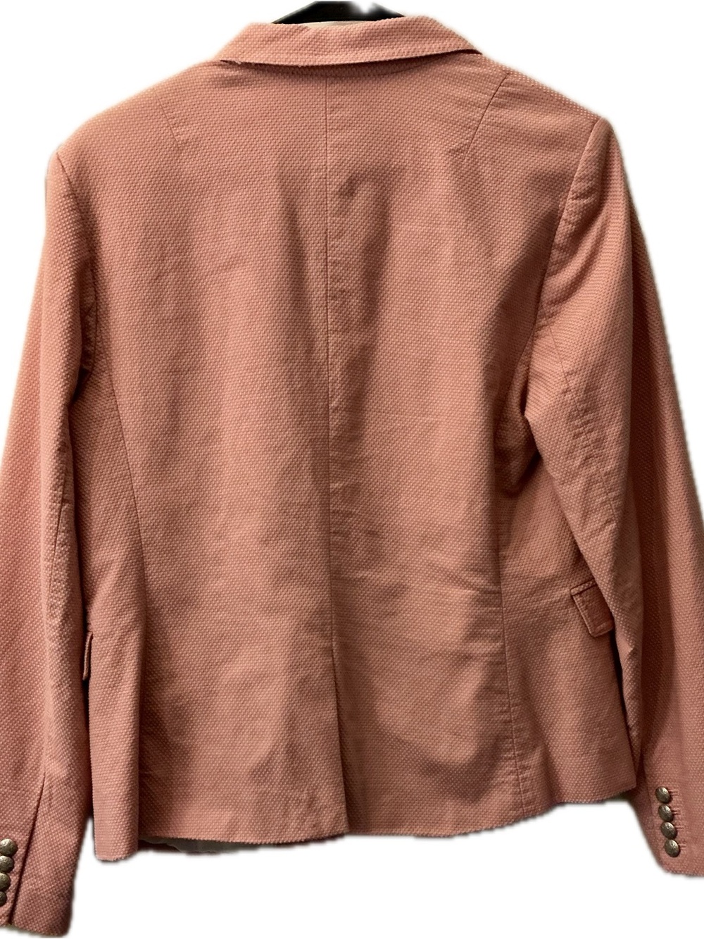 Banana Republic Factory Blush Pink Textured Blazer Size 14 - Picture 2 of 3